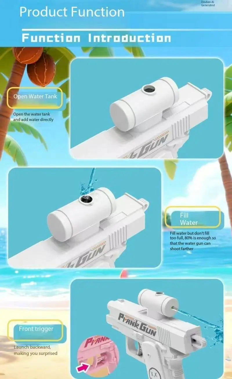 TwinSpray Prank Water Gun — Double-Sided Water Blaster